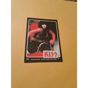 Vintage 1978 Aucoin Management AGRMT KISS Trading Card No 59 Collectible Rock
